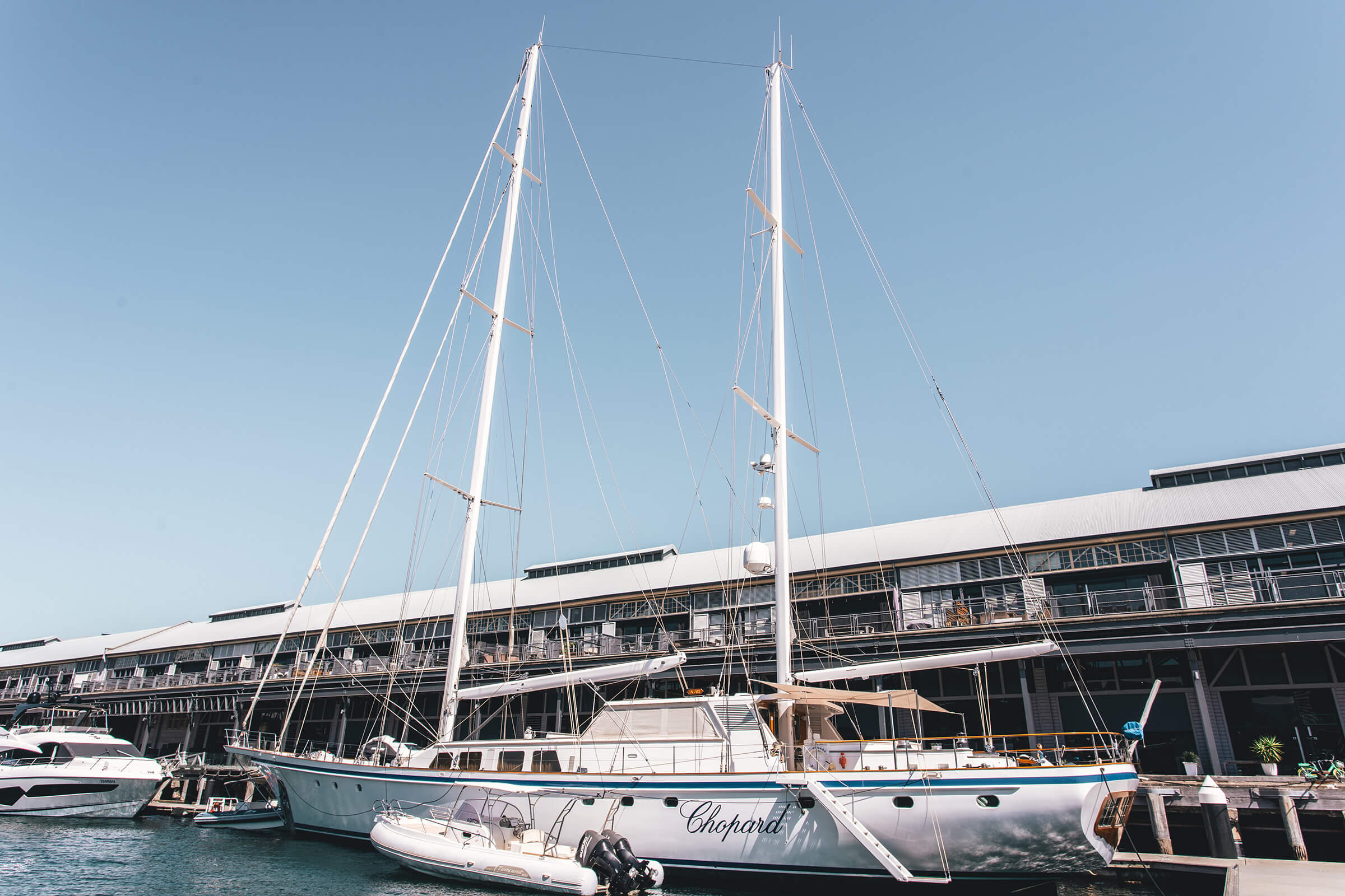 Yacht at Jones Bay Superyacht Marina